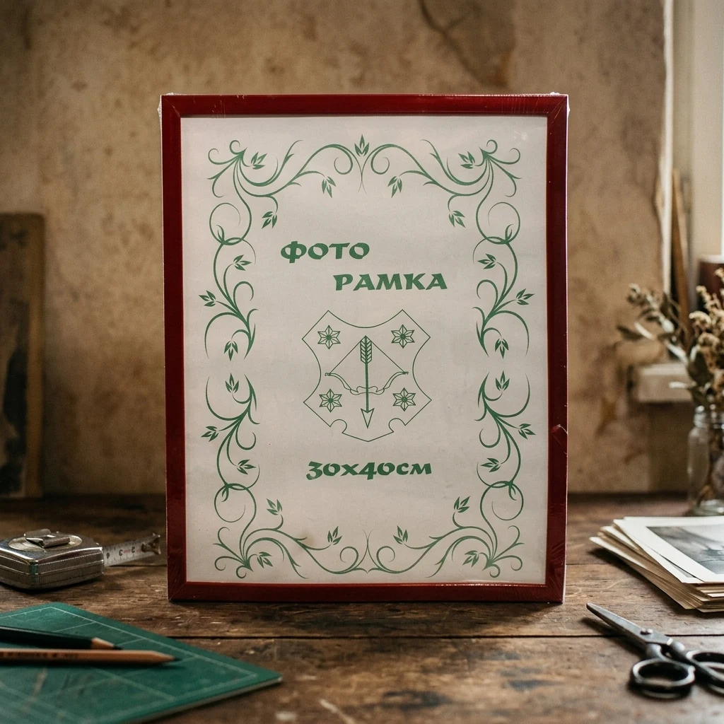 Фоторамка 30*40 пластикова червоний