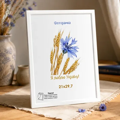 Фоторамка Ліра білий оргскло 21х30 см