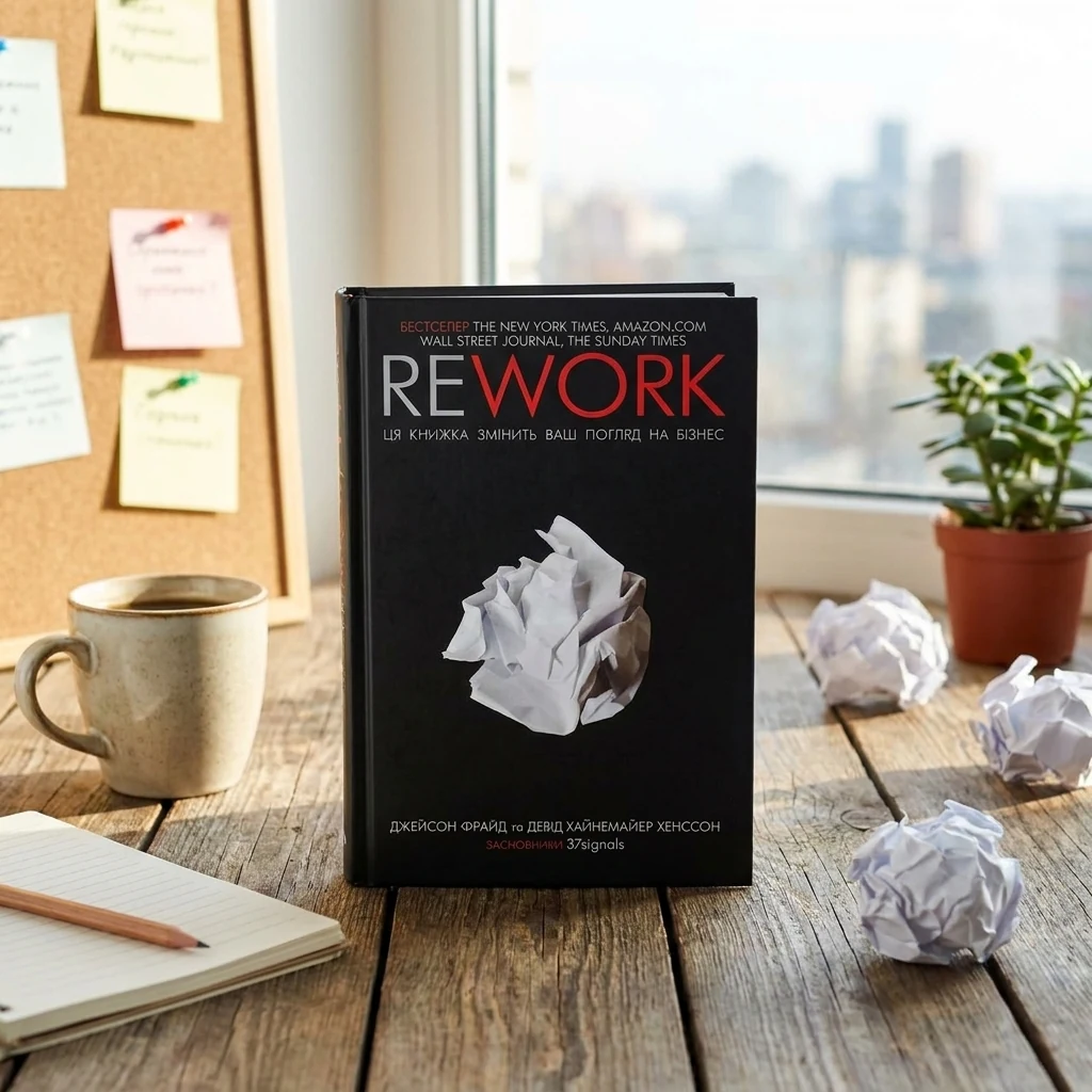 *Фрайд Дж.Rework.Ця книжка змінить ваш погляд на бізнес.(КнКлуб)