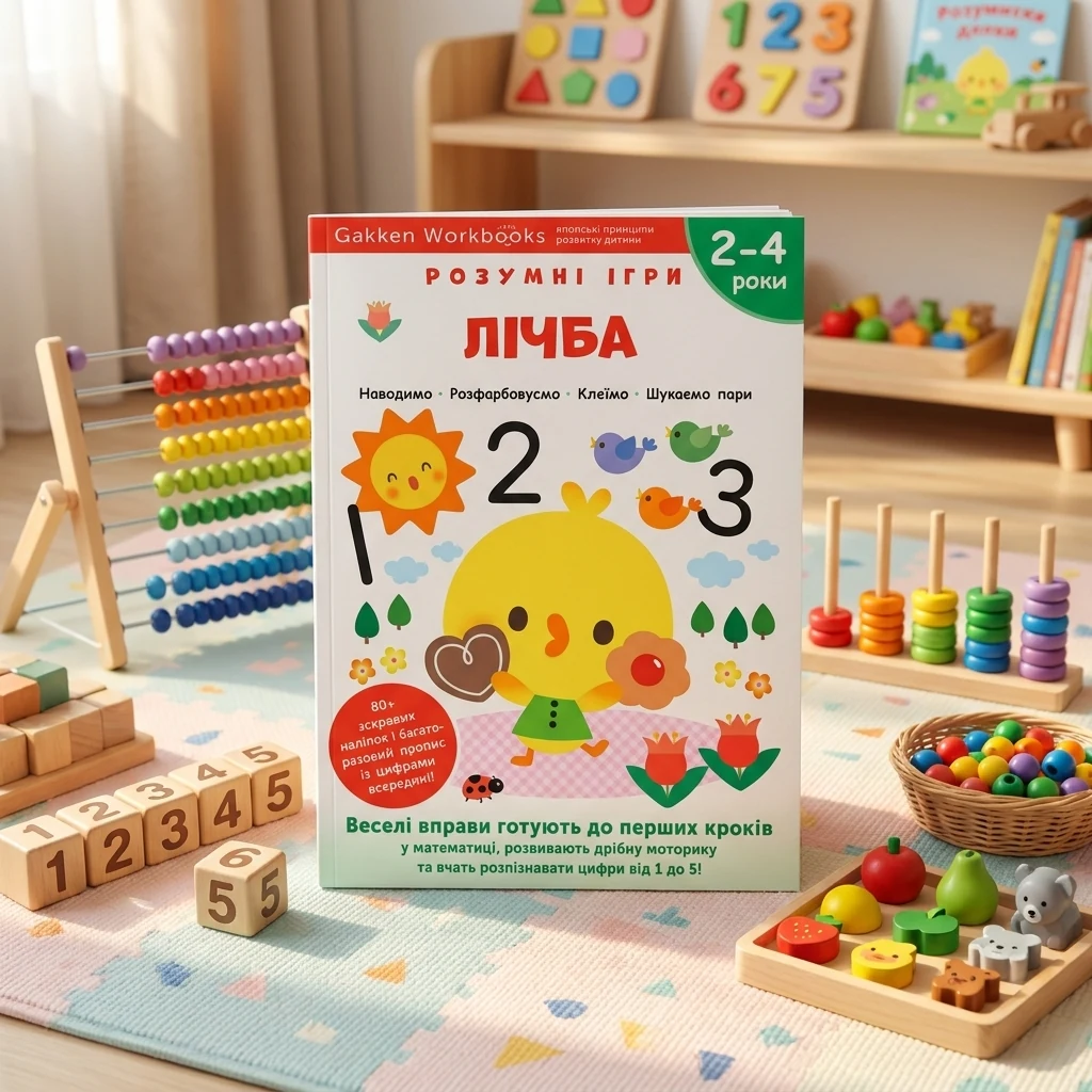Gakken. Розумні ігри. Лічба. 2-4 роки