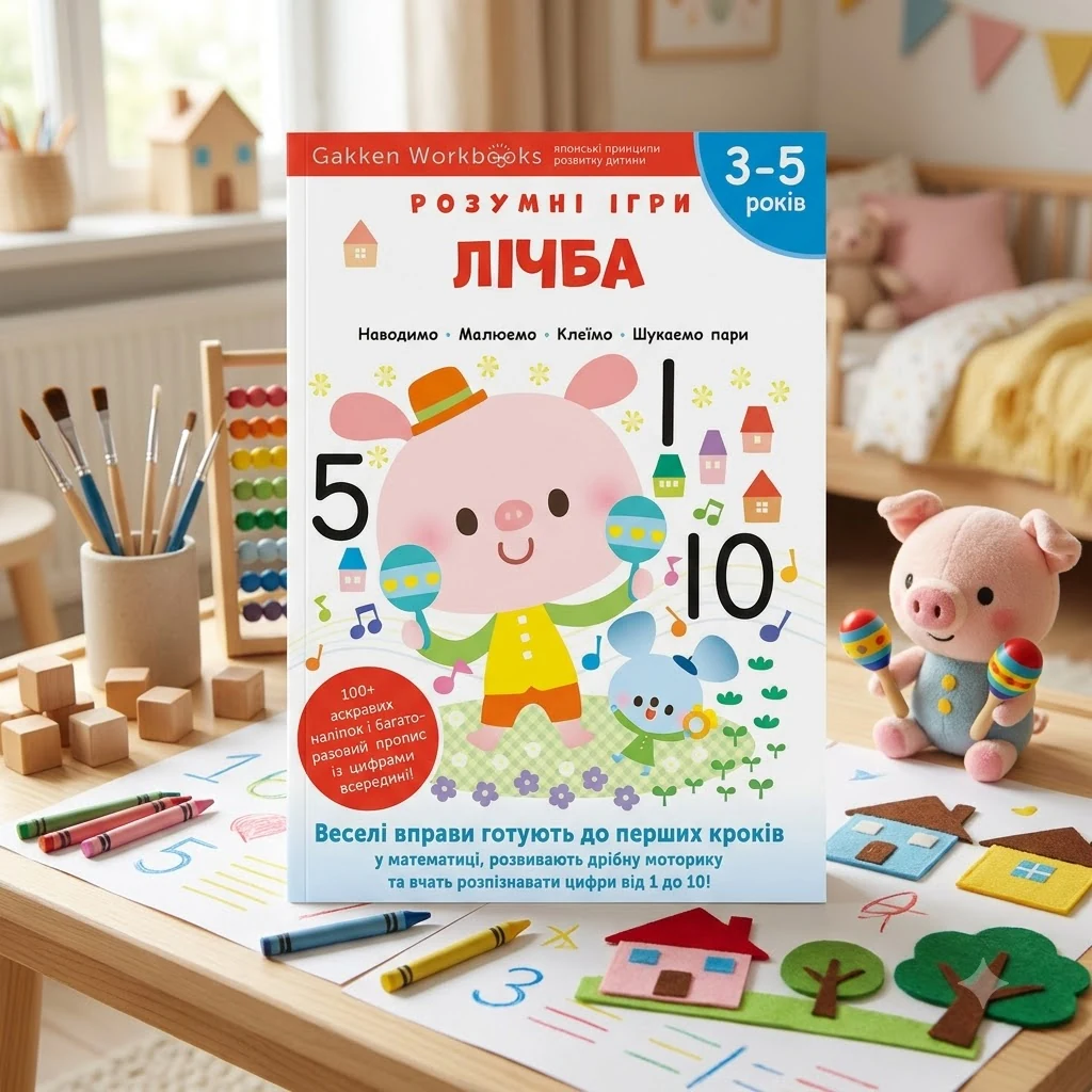 Gakken. Розумні ігри. Лічба. 3-5 років