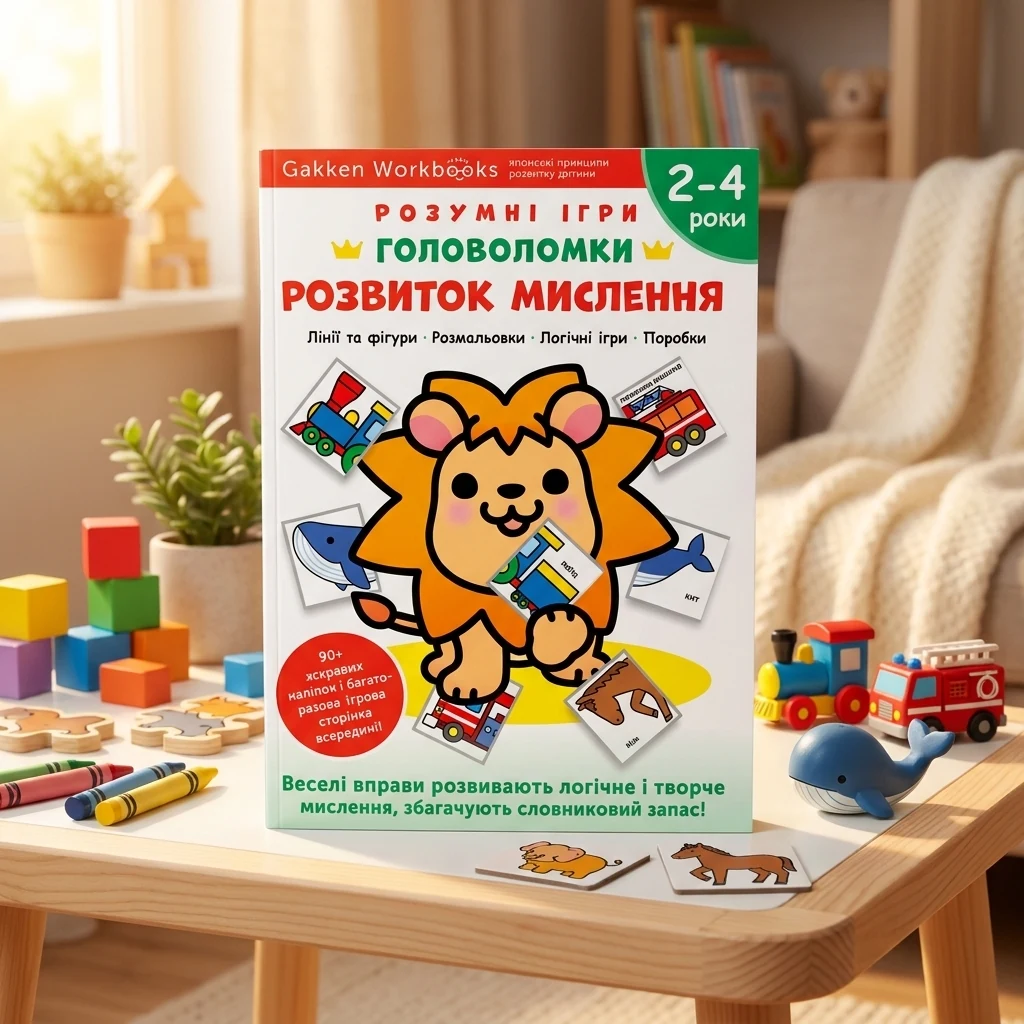 Gakken. Розумні ігри. Розвиток мислення. 2-4 роки