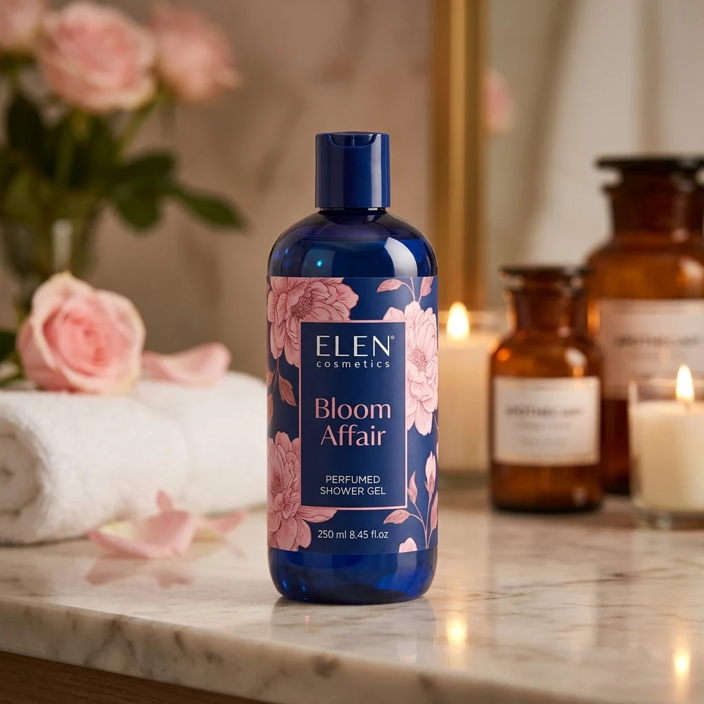 Гель для душу Elen Cosmetics Bloom Affair парфумований — Краса та здоров'я