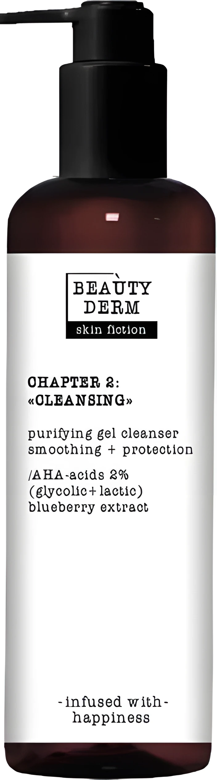 Гель для вмивання Beauty Derm Skin Fiction з AHA-кислотами і чорницею 200мл