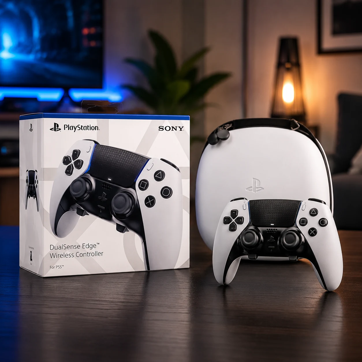 Геймпад PlayStation 5 Dualsense Edge BT, білий (1000044115) — Геймінг та стрімінг