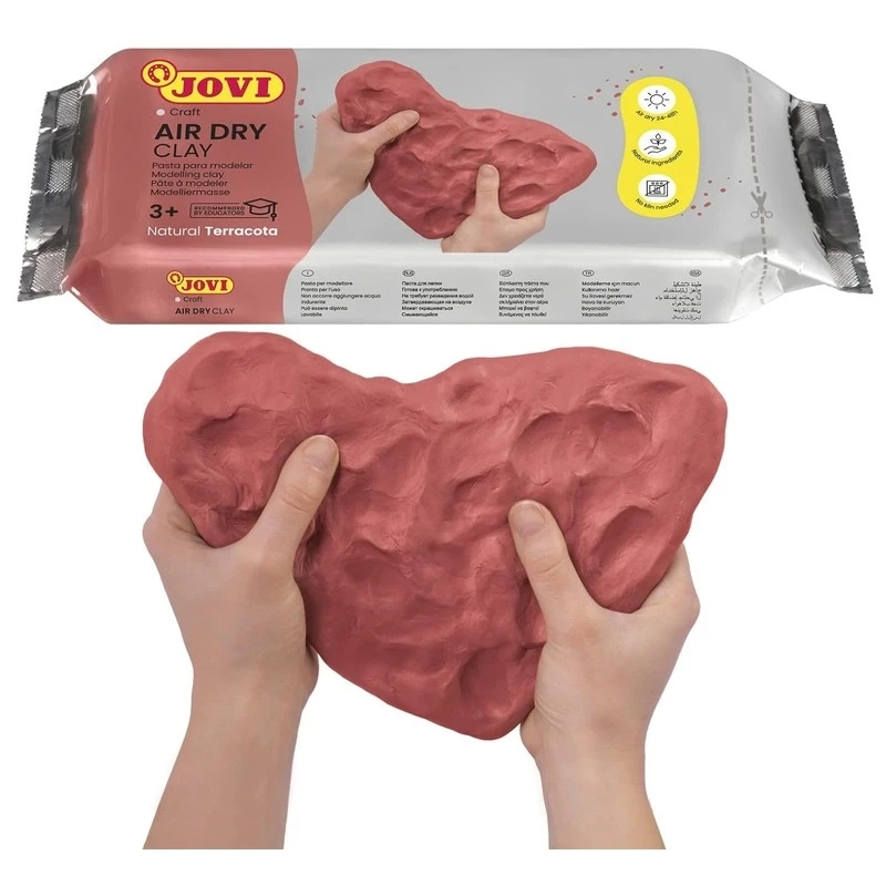 Глина для ліплення Jovi теракотовий колір 500гр 88T