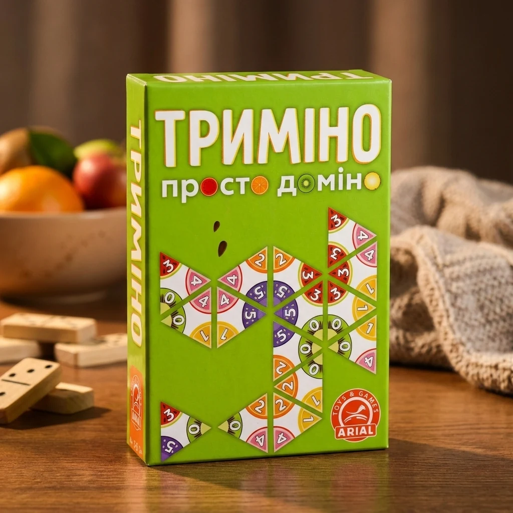 Гра настільна Arial Просто доміно Триміно 911081