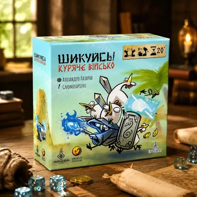 Гра настільна Шикуйсь Куряче військо Regroup Chicken Army