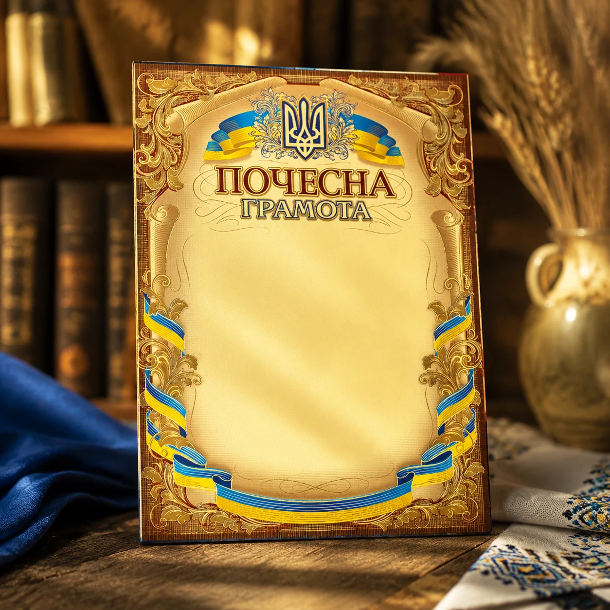 Грамота А4 Почесна на глянцевому папері — Бланки, журнали, календарі