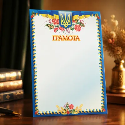 Грамота А4 ГВ-01-001
