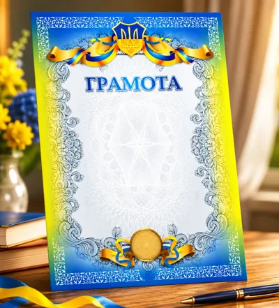 Грамота А4 ГВ-01-014