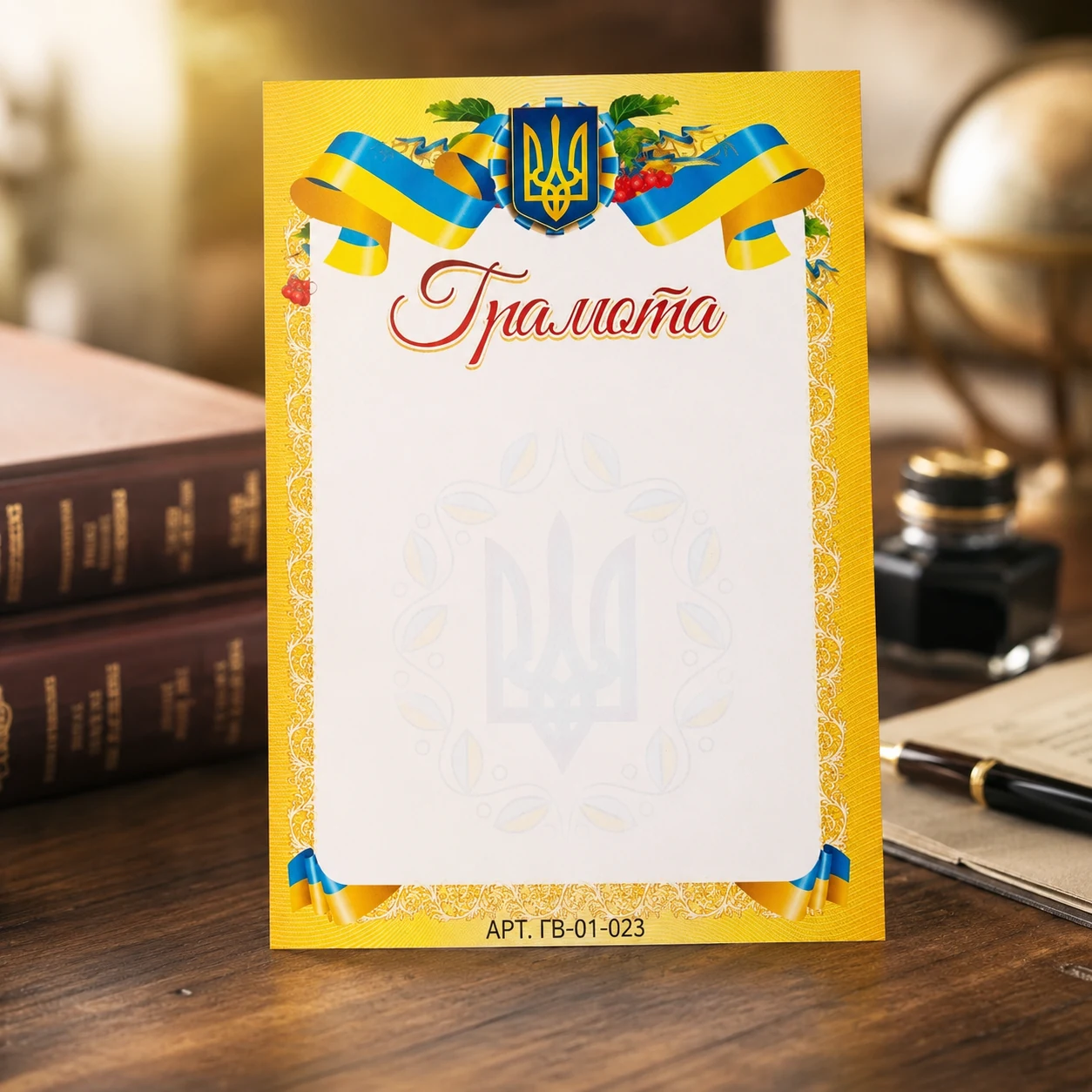 Грамота А4 ГВ-01-023 — Подарунки та сувеніри
