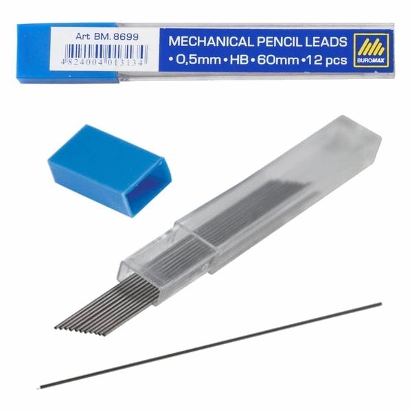 Грифелі для механічного олівця HB 0.5мм — фото 2