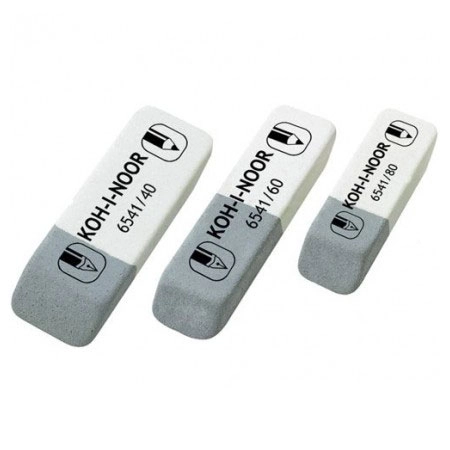 Гумка KOH-I-NOOR біло-сіра — фото 2