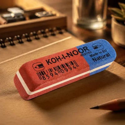 Гумка червоно-синя Вlue star 6521/60 KOH-I-NOOR