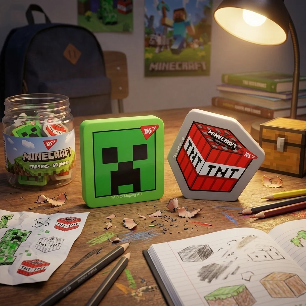 Гумка фігурна Yes Minecraft мікс 560607