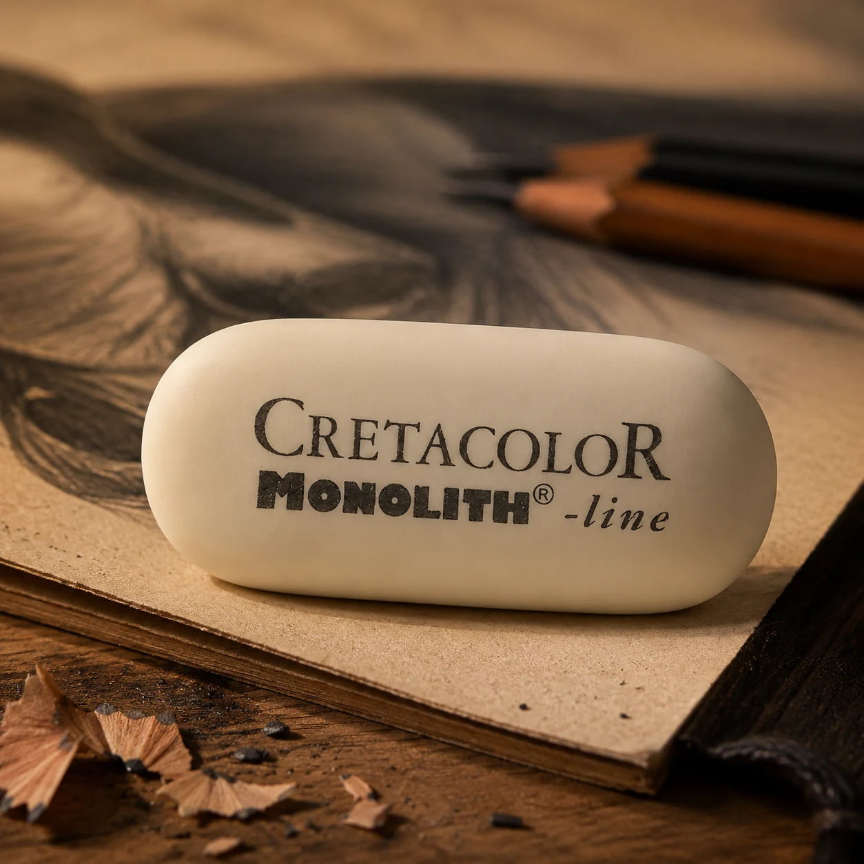 Гумка MONOLITH 65×30мм Cretacolor — Графіка та рисунок