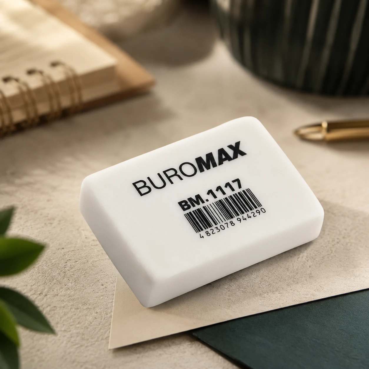 Гумка Buromax Dust Free прямокутна — Настільне приладдя