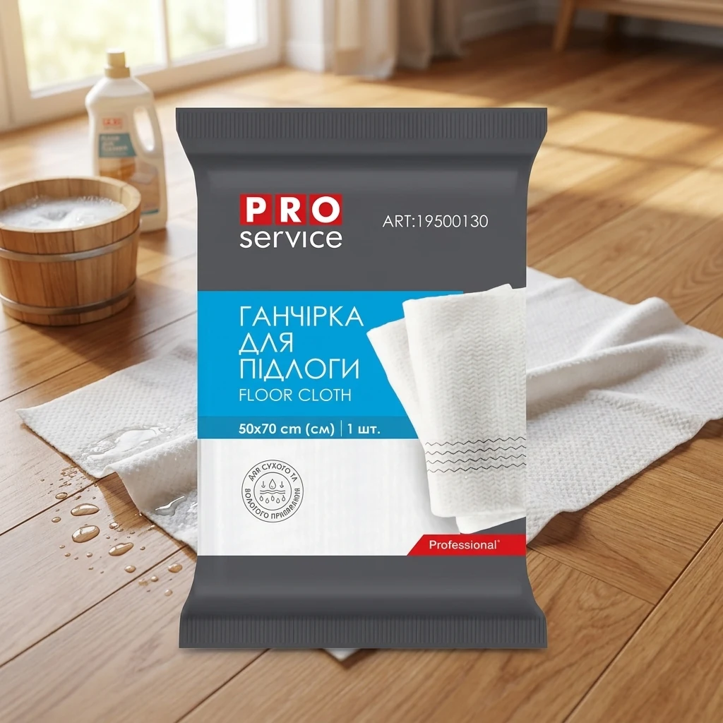 Ганчірка для підлоги бавовнянаn 50*70 pro service