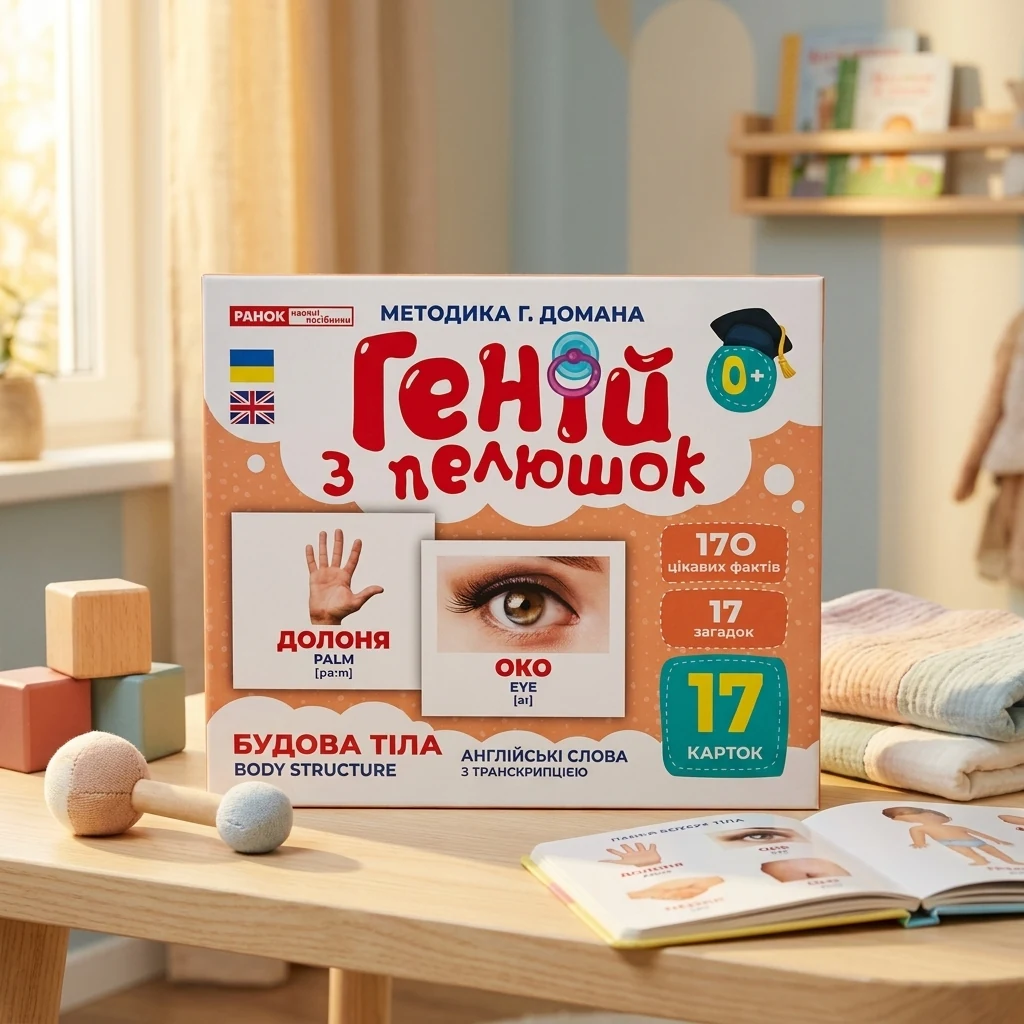Геній з пелюшок.Будова тіла.Методика Г.Домана. 6 міс.+ Ранок