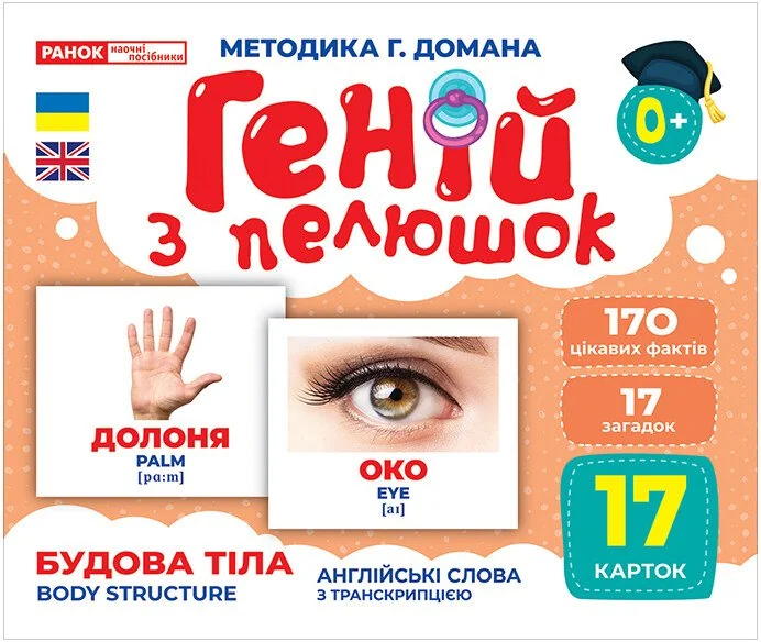 Геній з пелюшок.Будова тіла.Методика Г.Домана. 6 міс.+ Ранок