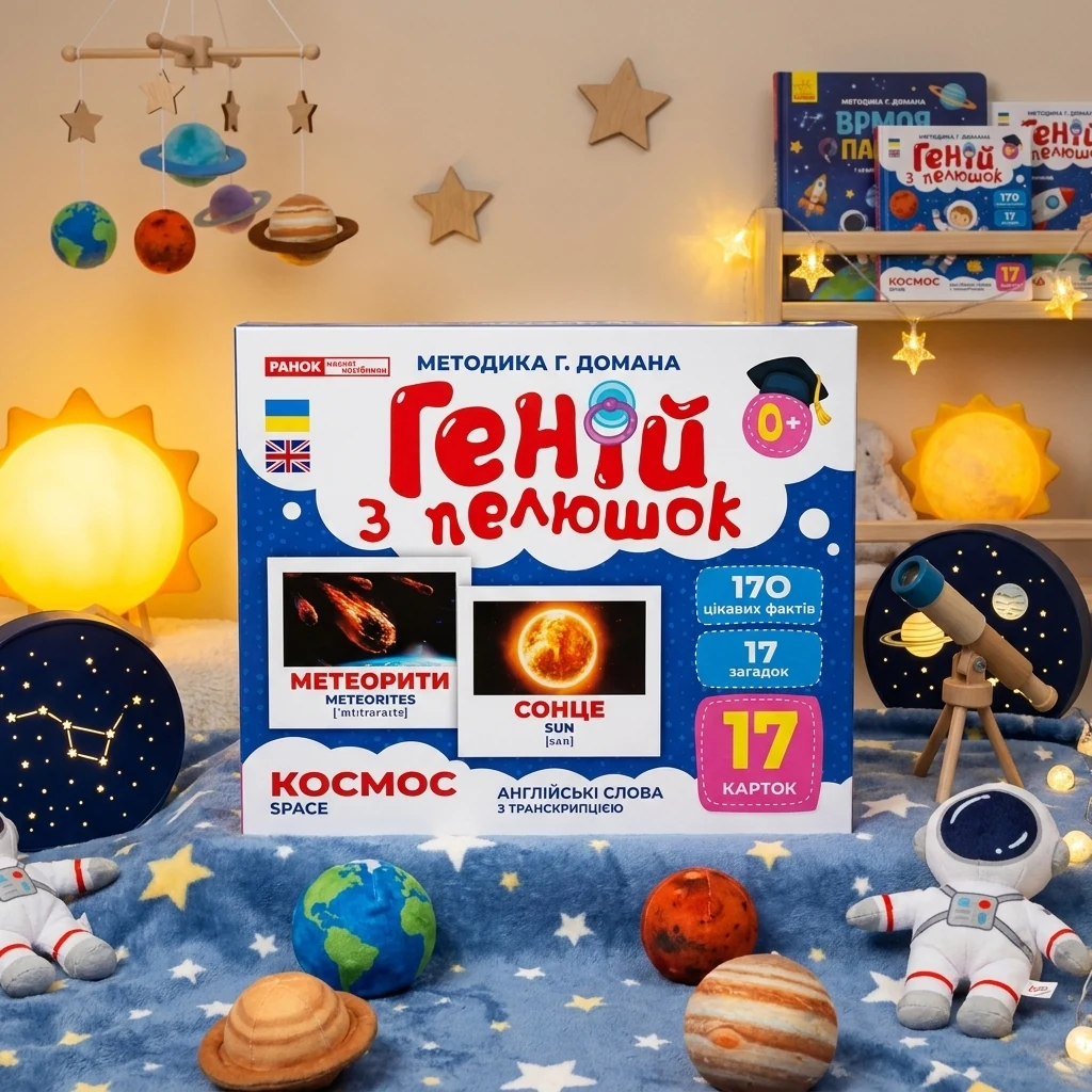 Геній з пелюшок. Космос. Методика Г. Домана. 0+