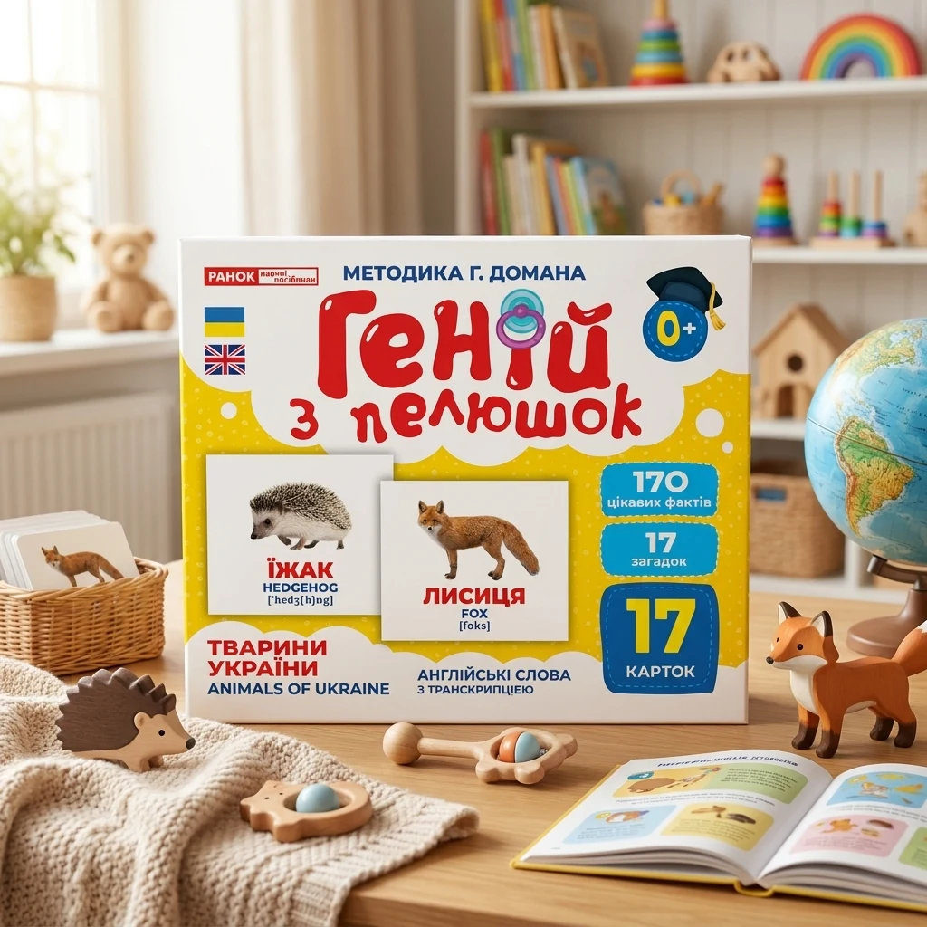 Геній з пелюшок.Тварини України.Методика Г.Домана. 0+ Ранок