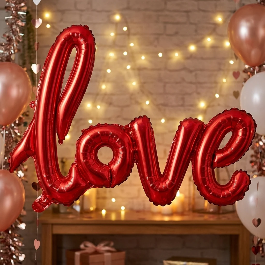 Гірлянда-розтяжка надувна "Love" 107*66см