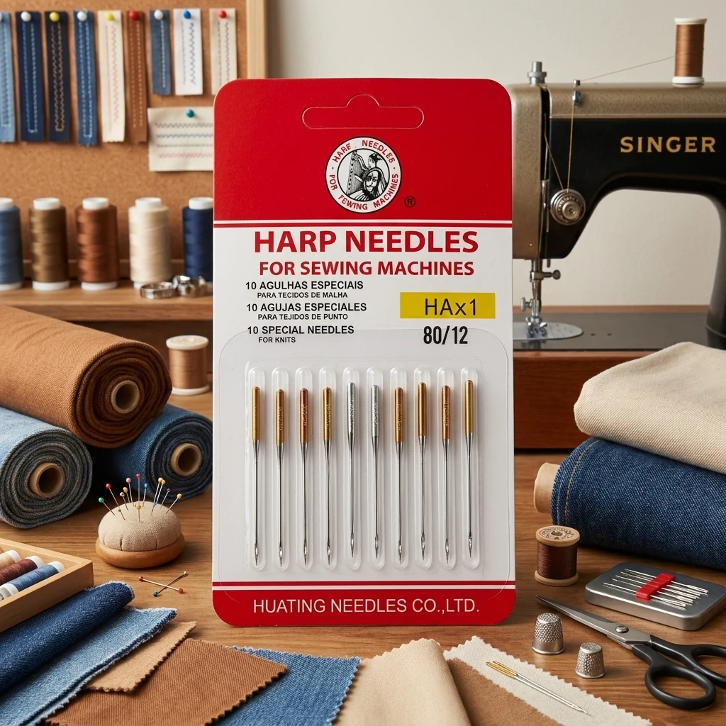 Голка для швейних машин Harp Needles №80 (наб.10шт)
