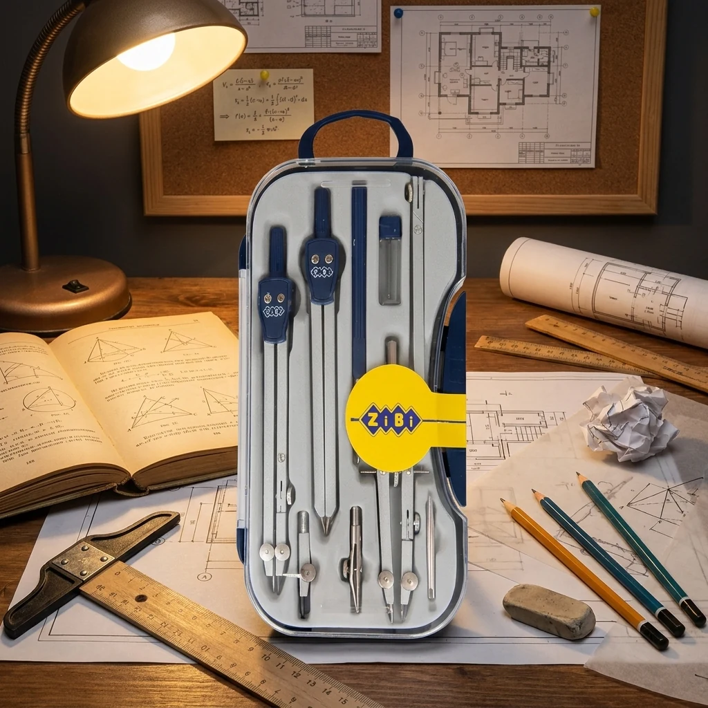 Готовальня 9 предметів College ZiBi