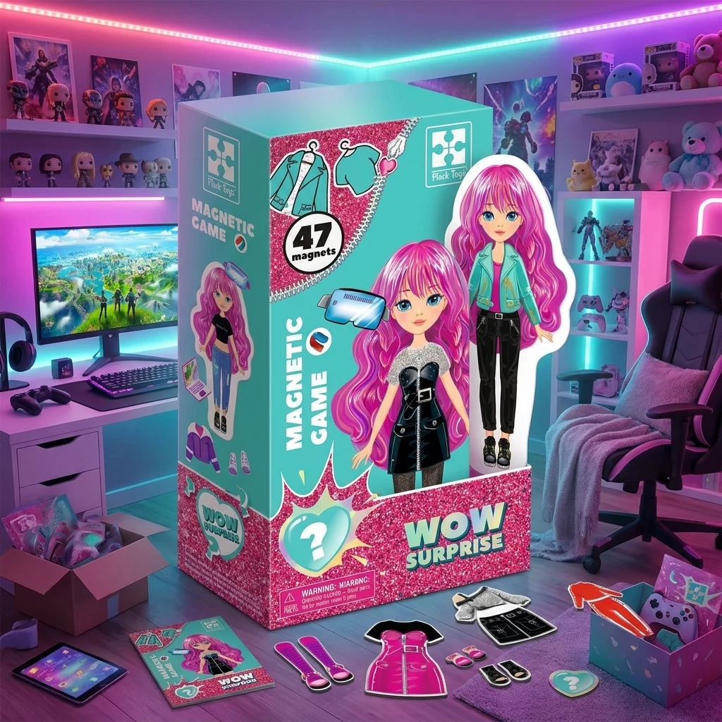 Гра магнітна одягалка "WOW Surprise «Gamer»