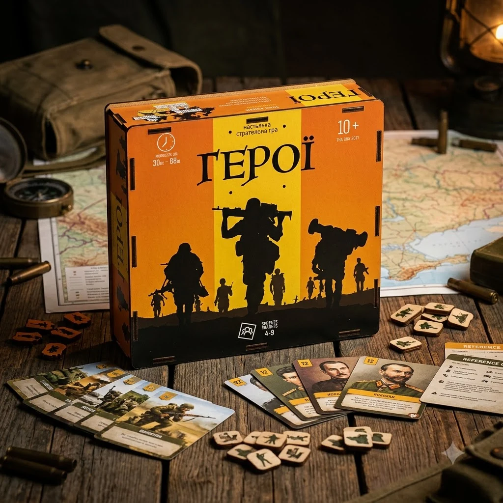 Гра настільна 10+ "Герої"