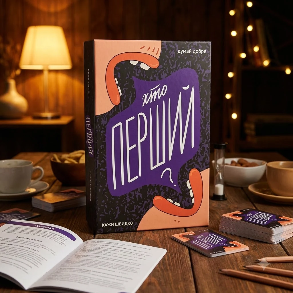 Гра настільна 10+ "Хто перший?"