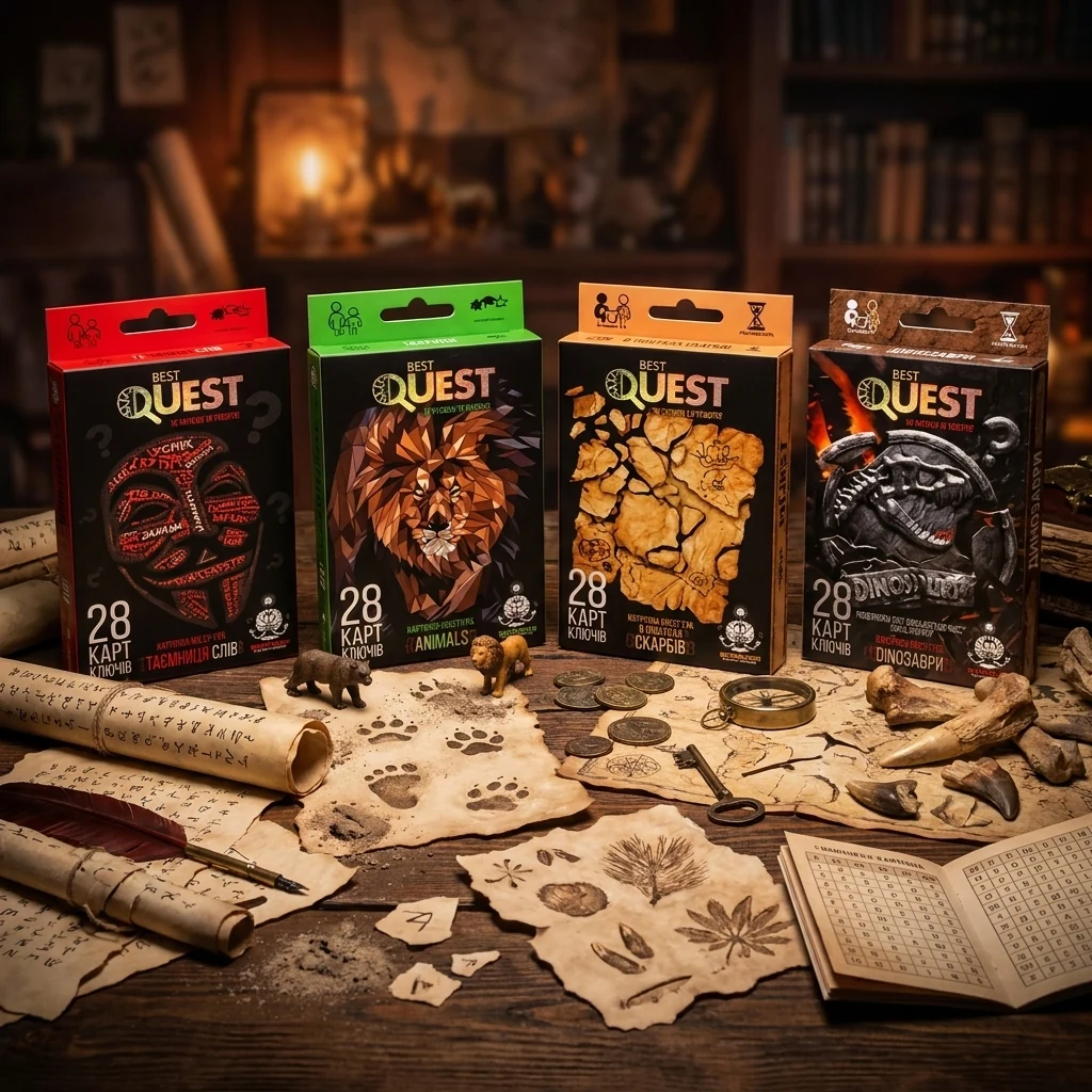 Гра настільна 12+ "Квест-гра" Danko toys