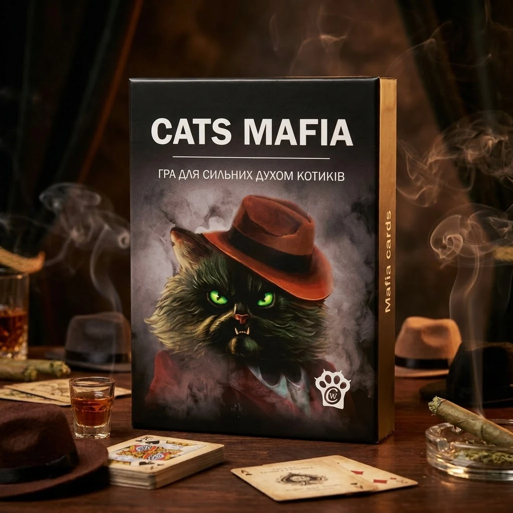 Гра настільна 13+ "Котомафія (Cats Mafia)"
