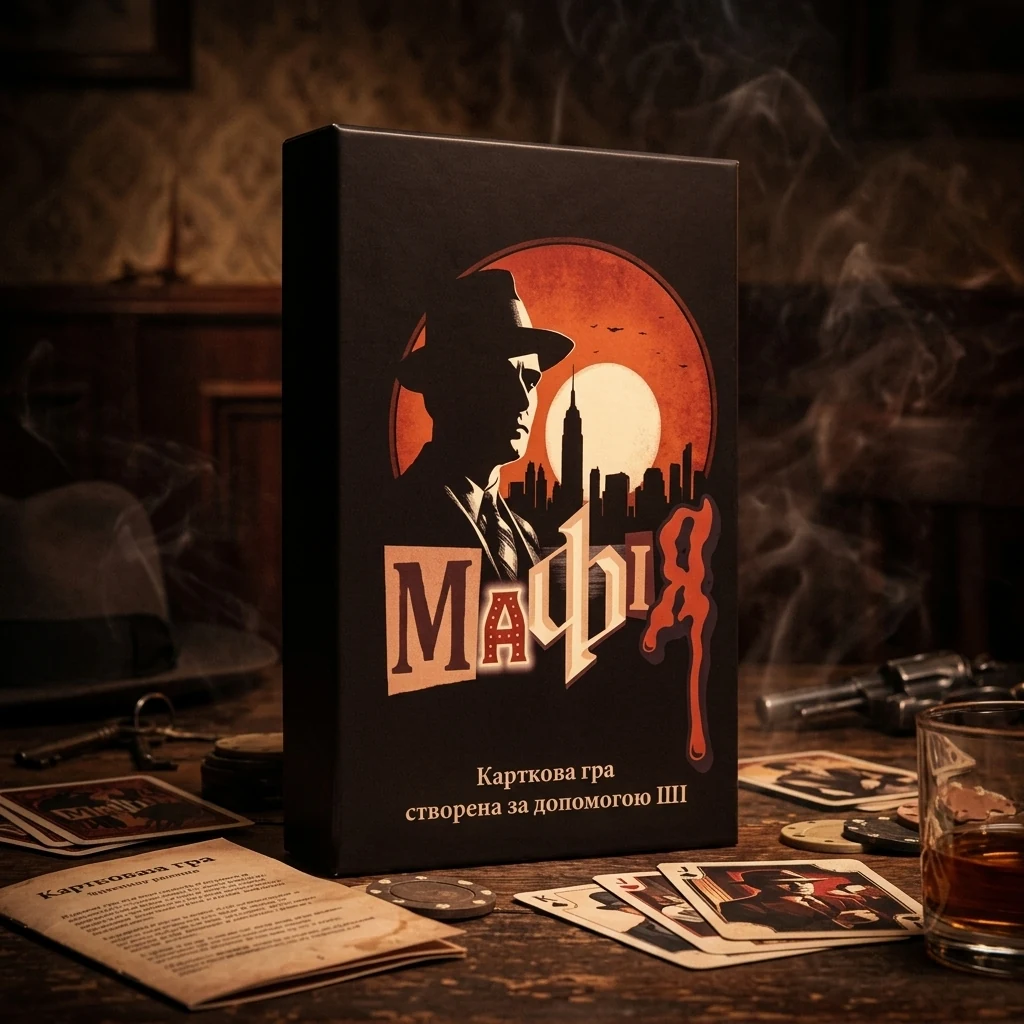 Гра настільна 13+ "Мафія. Штучний інтелект"
