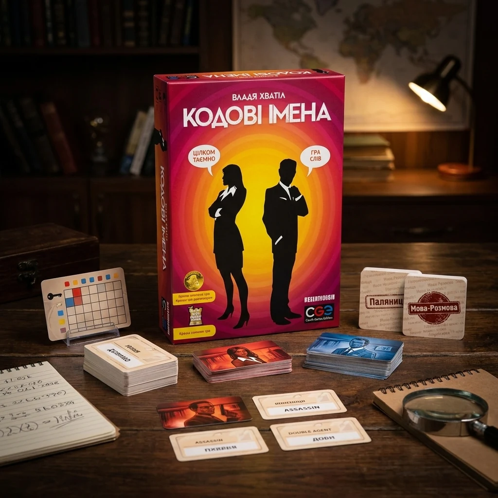 Гра настільна 14+ "Кодові імена: "Гра слів"