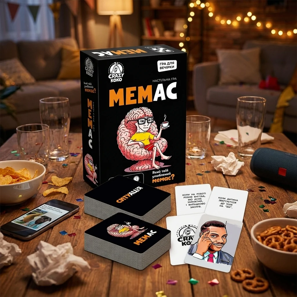 Гра настільна 14+ "Мемас"