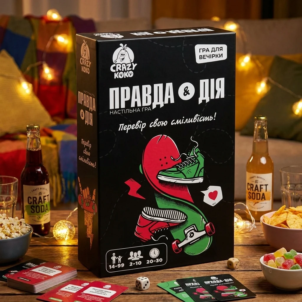 Гра настільна 14+ "Правда або дія"