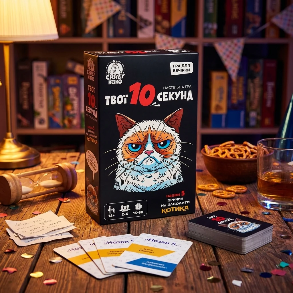 Гра настільна 14+ "Твої 10 секунд"
