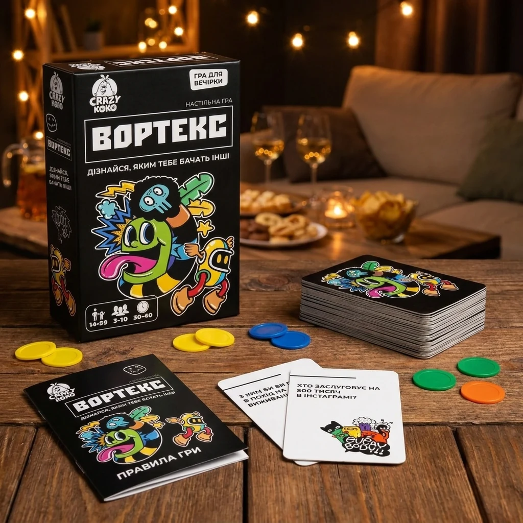 Гра настільна 14+ "Вортекс"