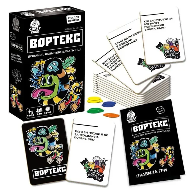 Гра настільна 14+ "Вортекс"