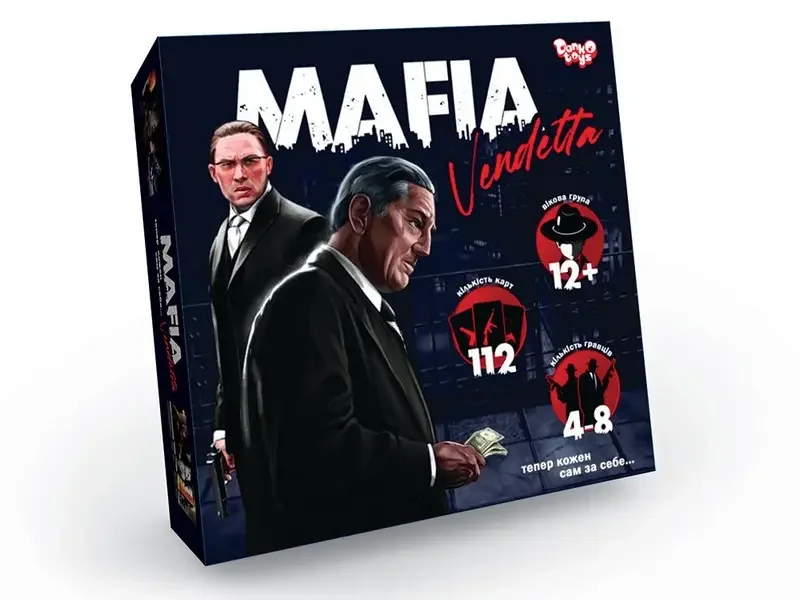 Гра настільна 16+ "Мафія. Vendetta" Danko toys — фото 2