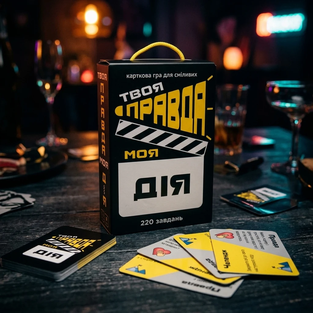 Гра настільна 16+ "Твоя правда моя дія"