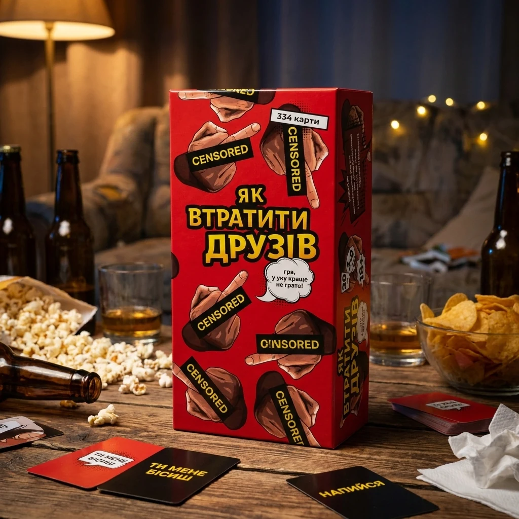 Гра настільна 18+ "Як втратити друзів"