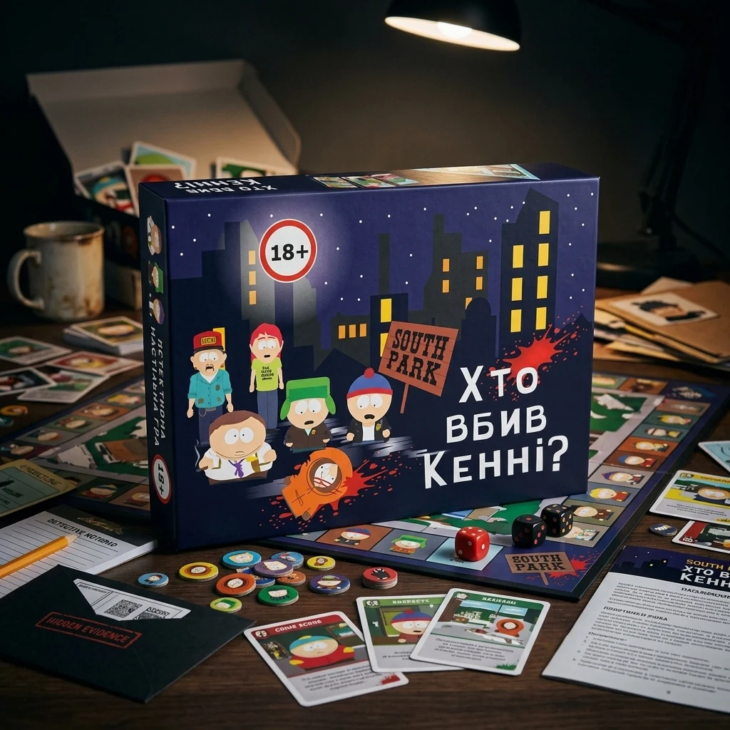 Гра настільна 18+ "Хто вбив Кенні?"