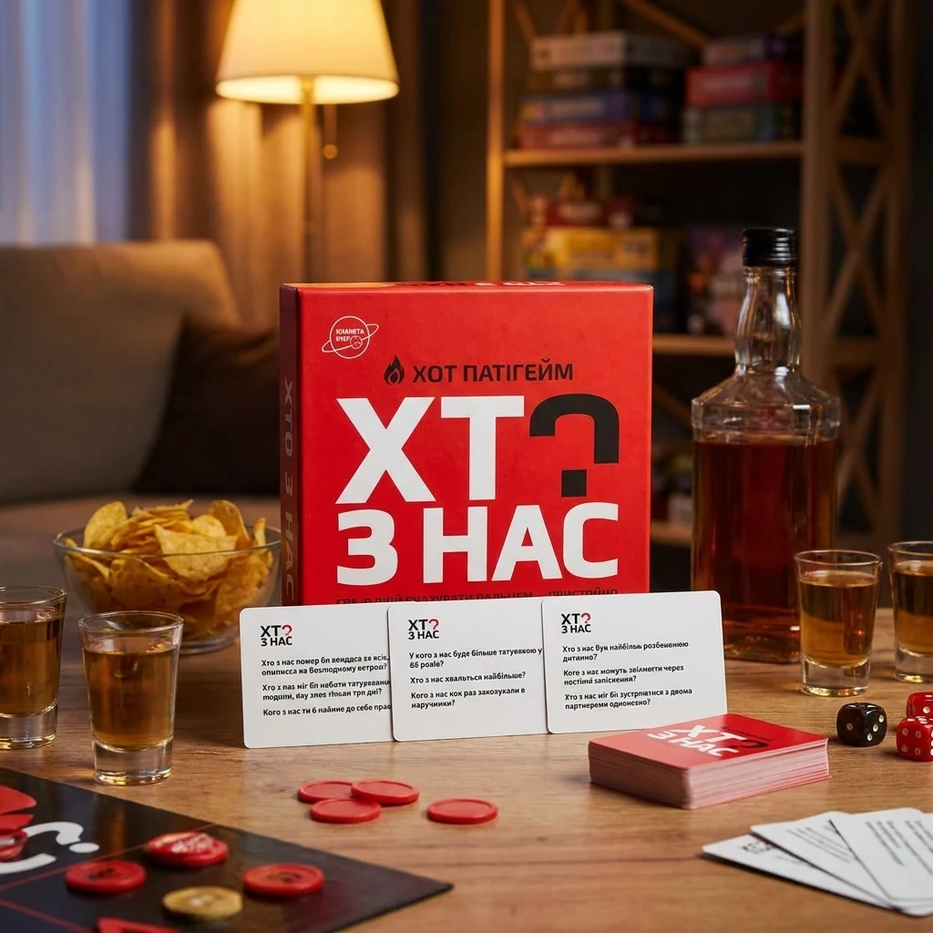 Гра настільна 18+ "Хто з нас? ХОТ!"