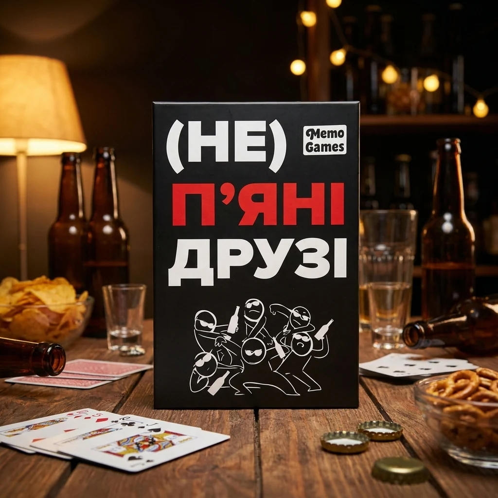 Гра настільна 18+ "(Не) п'яні друзі"