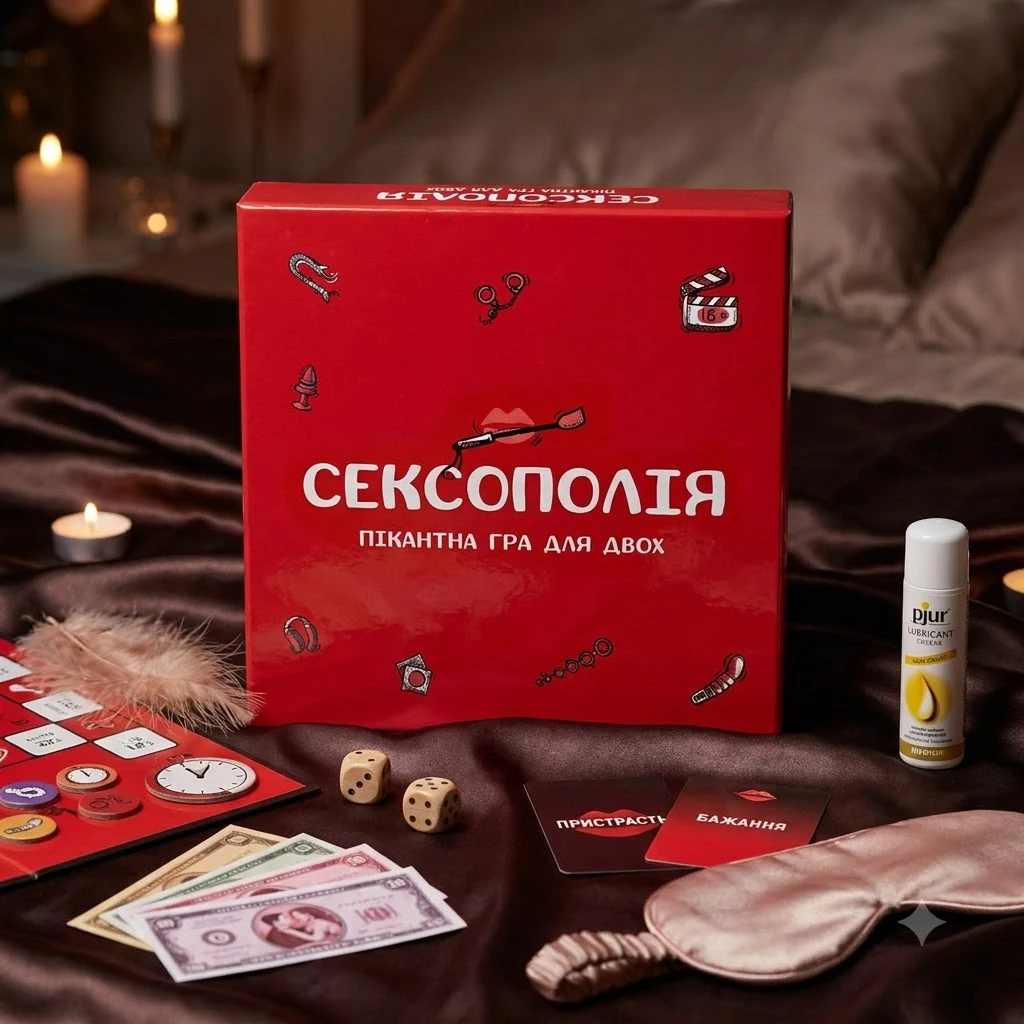 Гра настільна 18+ "Сексополія"