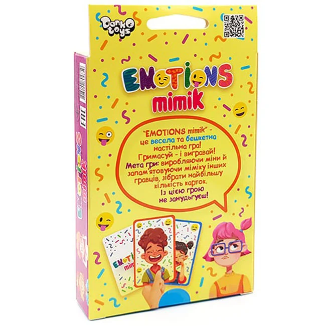 Гра настільна 3+ "Emotions Mimik" Danko toys — фото 2